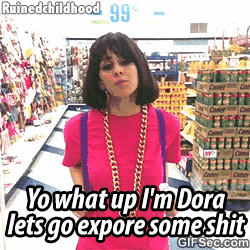 GIF dora : dora, exploratrice
